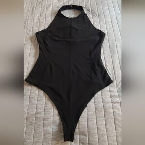 RACHEL Rachel Roy Elegant Black Bodysuit